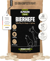 alphazoo Bierhefe Tabletten für Hunde und Katzen 180g zur Unterstützung von Haut und Fell - 180 g – Bild 1 von 8