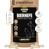 Produktbild von alphazoo Bierhefe Tabletten für Hunde und Katzen 180g zur Unterstützung von Haut und Fell - 180 g