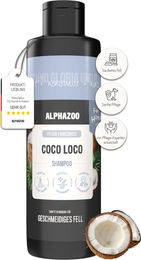alphazoo Coco Loco Shampoo für Hunde 250ml zur sanften Pflege von Haut und Fell – Bild 1 von 6