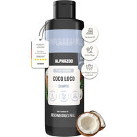Produktbild von alphazoo Coco Loco Shampoo für Hunde 250ml zur sanften Pflege von Haut und Fell