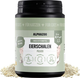 Produktbild von alphazoo Eierschalenpulver für Katzen mit niedrigem Phosphorgehalt 250g