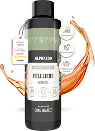 alphazoo Fellliebe Futteröl für Hunde mit Lachsöl zur Unterstützung von Haut und Fell 250 ml - 250 ml – Bild 1 von 5