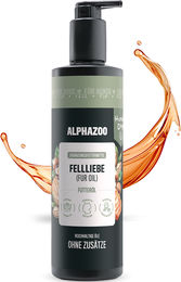 Produktbild von alphazoo Fellliebe Futteröl für Hunde zur Unterstützung von Haut und Fell 500ml
