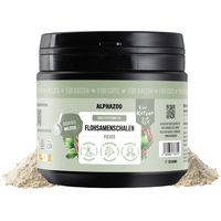 Produktbild von alphazoo Flohsamenschalen Pulver für Katzen zur Unterstützung der Verdauung und gegen Haarballen 250g