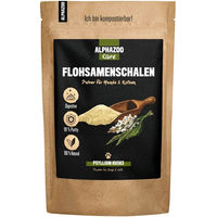 Produktbild von ALPHAZOO Flohsamenschalen Pulver zur Verdauungshilfe für Hunde und Katzen 1000g