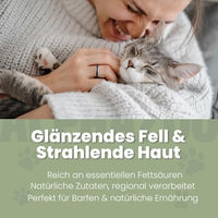 Produktbild von alphazoo Hanföl für Katzen 250ml zur Unterstützung von Haut und Fell