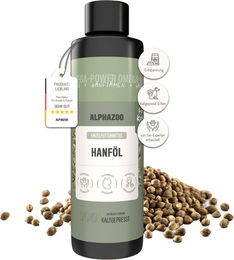 alphazoo Hanföl für Katzen zur Unterstützung von Haut und Fell 1000ml – Bild 1 von 1