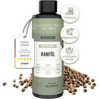Produktbild von Alphazoo Hanföl für Katzen zur Unterstützung von Haut und Fell 100ml