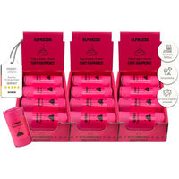 Produktbild von ALPHAZOO Hundekotbeutel Pink Kompostierbar Biologisch abbaubar 360 Stück