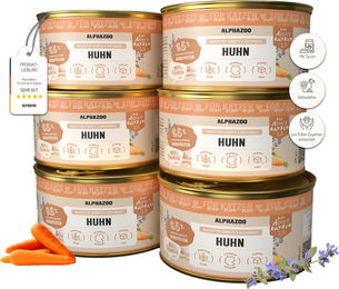 alphazoo Katzen Nassfutter Monoprotein Huhn für adulte Katzen 6 x 200g – Bild 1 von 7