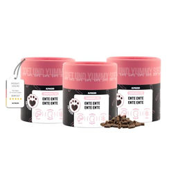 alphazoo Katzensnack Ente getreidefrei 3 x 65g – Bild 1 von 6
