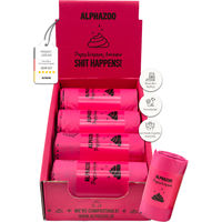 Produktbild von Alphazoo Kotbeutel Rosa 120 Stück