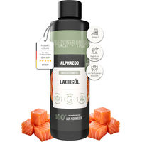 Produktbild von Alphazoo Lachsöl für Hunde 250ml Haut-Fell-Supplement mit Omega-3 Fettsäuren ohne Konservierungsstoffe - 250 ml