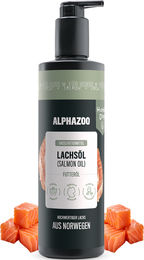 Produktbild von Alphazoo Lachsöl für Hunde zur Unterstützung von Haut und Fell 500ml