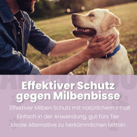 Produktbild von alphazoo MilbHunter Spot-On für Hunde gegen Milben 100ml