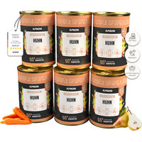 Produktbild von alphazoo Monoprotein Huhn Nassfutter für Hunde getreidefrei 6 x 400g