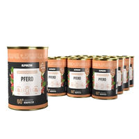 Produktbild von alphazoo Monoprotein Pferd Nassfutter für Hunde mit Pastinake, Preiselbeeren und Hagebutte, hypoallergen und getreidefrei, 12x400g