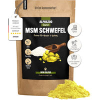 Produktbild von alphazoo MSM Pulver für Hunde und Katzen 250g zur Unterstützung von Gelenken sowie Haut und Fell - 250 g
