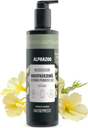 Produktbild von Alphazoo Nachtkerzenöl für Hunde 500ml ohne tierisches Protein und Konservierungsstoffe