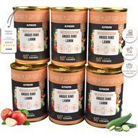 Produktbild von alphazoo Nassfutter für Hunde Adult Angus Rind und Lamm Stückchen in Sauce getreidefrei 6 x 400g