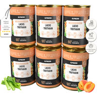 Produktbild von alphazoo Nassfutter Hund Lachs und Truthahn Adult Getreidefrei 6 x 400g