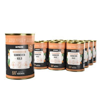 Produktbild von alphazoo Nassfutter Senior Hund Kalb und Kaninchen getreidefrei 12x400g