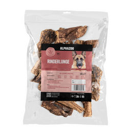 Alphazoo Naturkaukartikel Rinderlunge ohne Aroma- oder Konservierungsstoffe 500g – Bild 1 von 1