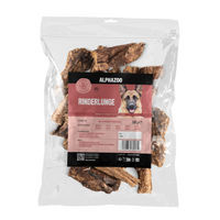 Produktbild von Alphazoo Naturkaukartikel Rinderlunge ohne Aroma- oder Konservierungsstoffe 500g