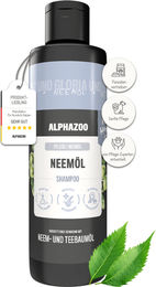 alphazoo Neemöl Shampoo für Hunde mit Teebaumöl gegen Flöhe und Zecken 250ml – Bild 1 von 6