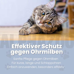alphazoo Ohrenreiniger Ohrmilbenöl für Katzen 100ml – Bild 1 von 8