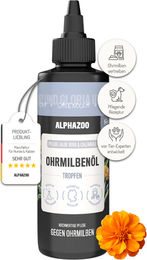 Alphazoo Ohrmilbenöl für Hunde zur Ohrenpflege 100ml - 100 ml – Bild 1 von 4