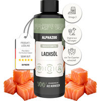 Produktbild von alphazoo Premium Lachsöl für Hunde 100ml zur Haut- und Fellpflege ohne Farb- und Aromastoffe
