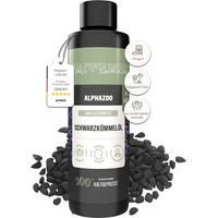 Produktbild von alphazoo Premium Schwarzkümmelöl für Hunde 250ml zur Haut- und Fellpflege ohne Farb- und Aromastoffe - 250 ml