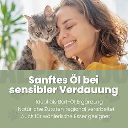 alphazoo Pupsbremse Futteröl für Katzen 100ml zur Unterstützung von Magen-Darm und Verdauung – Bild 1 von 5