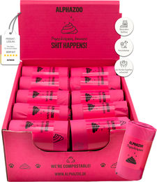 alphazoo Pupssäckchen biologisch abbaubare Hundekotbeutel Pink 600 Stück – Bild 1 von 3
