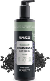 Produktbild von Alphazoo Schwarzkümmelöl Nahrungsergänzung für Hunde 500ml ohne tierisches Protein