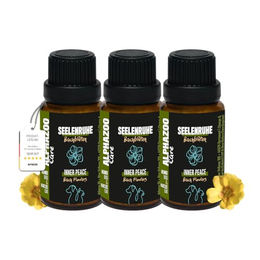 alphazoo Seelenruhe Anti-Stress Bachblüten Globuli zur Beruhigung für Hunde und Katzen 3 x 15g – Bild 1 von 4