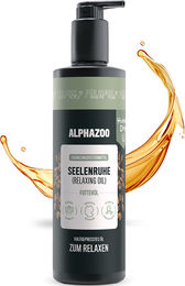 Produktbild von Alphazoo Seelenruhe Futteröl für Hunde kaltgepresst ohne Farb- und Aromastoffe 500ml