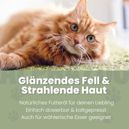 alphazoo Seelenruhe Futteröl für Katzen 250ml zur Beruhigung sowie für Haut und Fell – Bild 1 von 7
