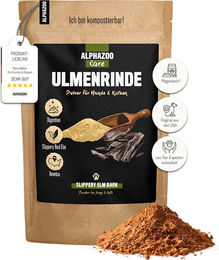 alphazoo Ulmenrinde Pulver für Hunde und Katzen zur Magen-Darm-Unterstützung 120g - 120 g – Bild 1 von 5