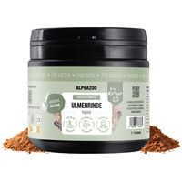 Produktbild von Alphazoo Ulmenrinde Pulver für Katzen zur Unterstützung der Verdauung und gegen Haarballen 120g