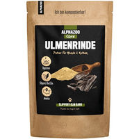 Produktbild von ALPHAZOO Ulmenrinde Pulver zur Unterstützung der Magen-Darm-Verdauung für Hunde und Katzen 240g