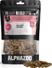 Produktbild von Alphazoo Verlachst Nochmal Hundeleckerli Lachs und Huhn 160g
