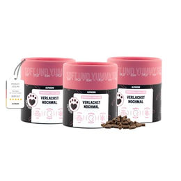 alphazoo Verlachst Nochmal Katzenleckerli mit Lachs und Huhn getreidefrei 3 x 65g – Bild 1 von 6