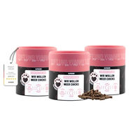 Produktbild von alphazoo Wir wollen Meer Chicks Soft Hundesnack mit Huhn und Lachs, getreidefrei und ohne künstliche Zusätze, 3 x 65g