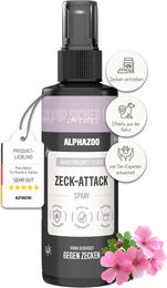alphazoo ZeckAttack Zeckenspray für Hunde Katzen und Pferde 100ml mit natürlichem Inhalt - 100 ml – Bild 1 von 7