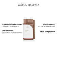 Produktbild von Alpurial Hanföl Nahrungsergänzung 1000 ml