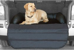Produktbild von alsa-brand Car Suite Autoschondecke Hundebett aus Kunstleder Schwarz 110 x 80 cm