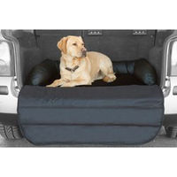 Produktbild von alsa-brand Car Suite Autoschondecke Hundebett aus Kunstleder Schwarz 110 x 80 cm