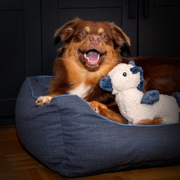 Produktbild von alsa-brand Hundebett Hygge Deep Blue aus Stoff 120 x 97 cm
